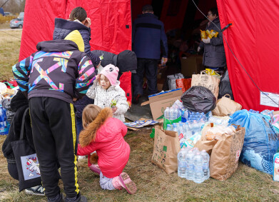 Подкрепа за бежанците от Украйна, потърсили подслон в България
